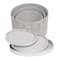 Household Essentials Round Hat Boxes with Lids (Olive)